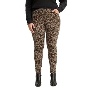 NEW Levi's Leopard Print 720 High Rise Super Skinny Size 22W M